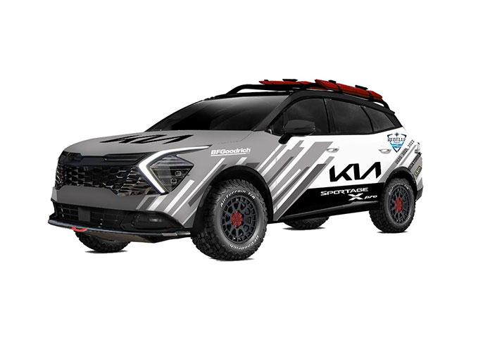 Kia America Teases Rebelle Rally Rig Rendering