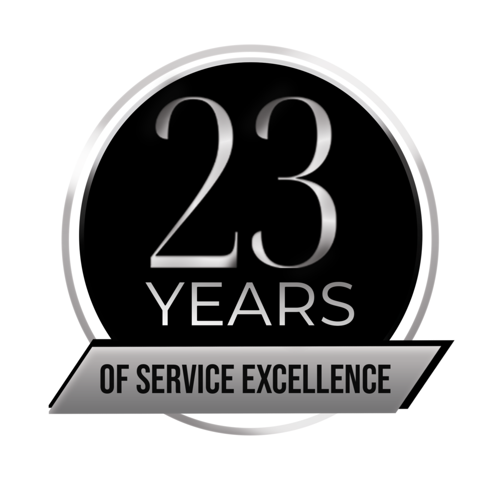 23 years logo